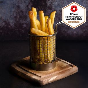 JJ Gourmet Extra Crunchy 3/8 Skin On Chips 4x2.27kg