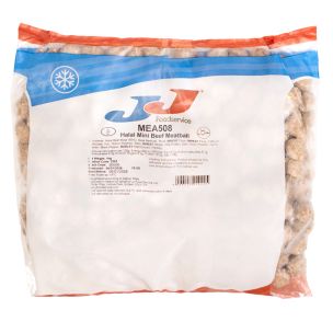 JJ Halal Mini Beef Meatballs-1x1kg