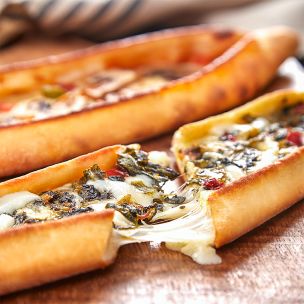Pidemiss Spinach and Mozzarella Turkish Pide 3x150g