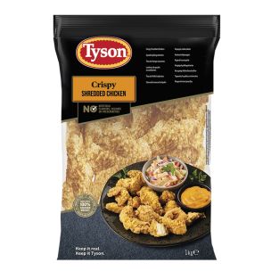 Tyson Halal Whole Muscle Crispy Shredded Chicken 1x1kg