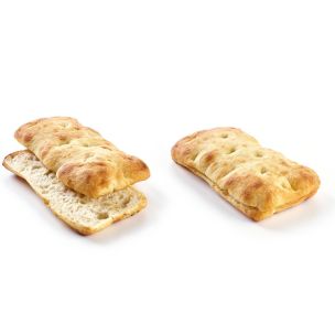 Panesco Fully Baked Schiacciata Romana White Flatbread Pre-Sliced 32x100g
