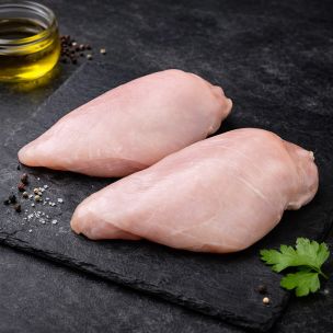 JJ Fresh Halal Chicken Breast Fillets 140-170g 2x5kg