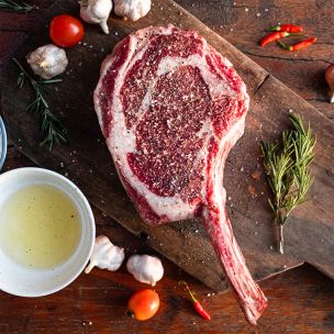 Fresh Halal Tomahawk Steak (Price Per Kg) Pack Approx 2-2.5kg