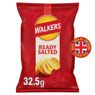 Walkers Ready Salted Crisps-32x32.5g