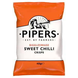 Pipers Biggleswade Sweet Chilli Crisps 24x40g