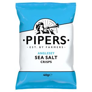 Pipers Anglesey Sea Salt Crisps 24x40g