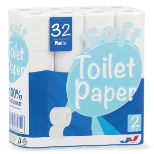 JJ 2ply Toilet Rolls 1x32