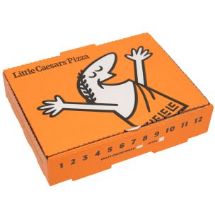 Little Caesars 6x8" Pizza Box-1x100