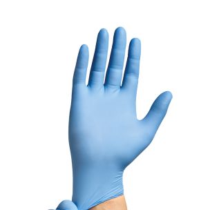 Disposable Blue Nitrile Gloves Medium 1x100