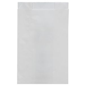 White Grease Resistant Take Away Bags 6" x 4" x 10" 1x500
