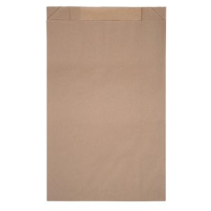 Brown Kraft Grease Resistant Take Away Bags 7" x 3" x 12" 1x500