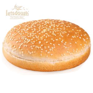 Letsdough 4.5" Seeded Burger Buns 1x48