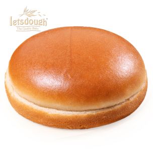 Letsdough 4.5" Gourmet Sliced Brioche Buns 1x48