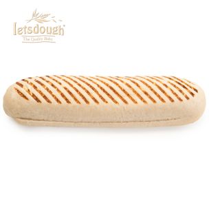 Letsdough Fully Baked Side Sliced Grill Marked Panini 27cm 45x125g