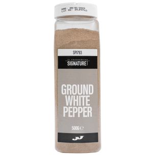 JJ Signature Ground White Pepper 1x500g