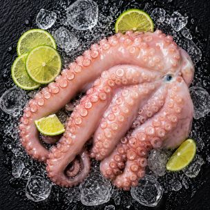 Portuguese IQF Octopus Clean Whole  Size 3-4kg 1x14kg
