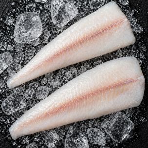 MSC IQF Skinless Boneless Alaskan Pollock Fillets 170-200g 1x4.54kg