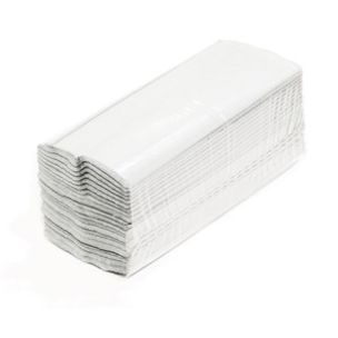 White Centrefold Hand Towels 12x240
