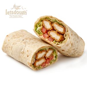 Letsdough 10" Flour Tortilla Wraps-4x18
