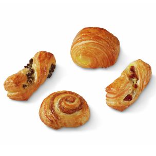 Bridor Ready to Bake Fine Butter Assortment of Mini Gourmandises 4x35