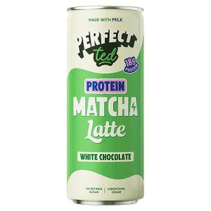 PerfectTed Matcha Protein Latte White Chocolate 12x250ml