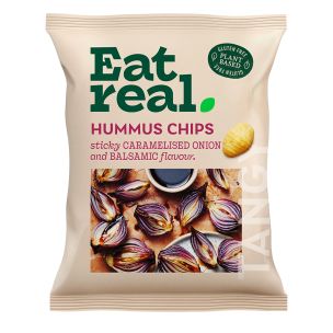 Eat Real Hummus Caramelised Onion & Balsamic Chips18x45g