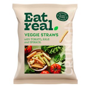 Eat Real Veggie Straws Sea Salt 18x45g