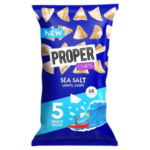 Properchips Sea Salt Lentil Chips 24x20g