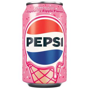 Pepsi Zero Sugar Raspberry Ripple Cans GB 24x330ml