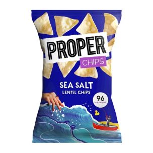 Properchips Sea Salt Lentil Chips 24x20g