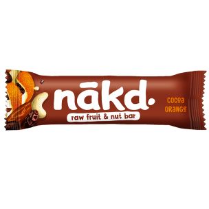 Nakd Cocoa Orange Bars 18x35g