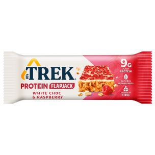 Trek White Choc & Raspberry Flapjacks16x50g