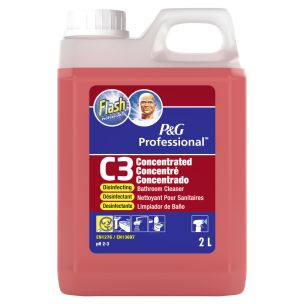 P&G Flash Professional C3 Concentrated Liquid Disinfecting Bathroom 1x2L