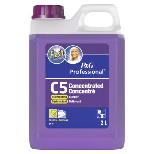 P&G Flash Professional C5 Concentrated Disinfecting Cleaner Sanitiser 1x2L