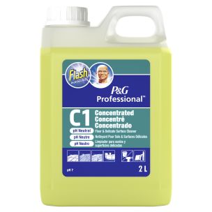 P&G Flash Professional C1 Concentrated pH Neutral Floor and Surface Cleaner 1x2L
