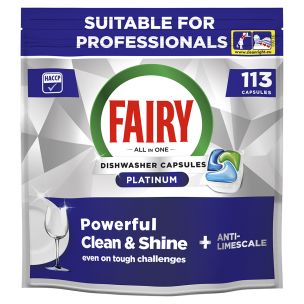 Fairy Professional Platinum Auto Dish Washing Capsules Original 1x113's