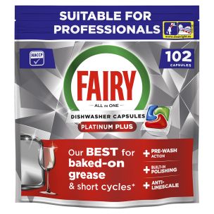 Fairy Professional Platinum Plus Auto Dish Washing Capsules Original 1x102's