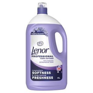 Lenor Professional Purple Bloom Fabric Softener Liquid 200 Washes 1x4L