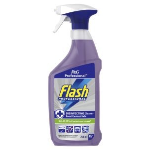 Flash Professional Disinfecting Food Surface Cleaner Spray 6x750ml