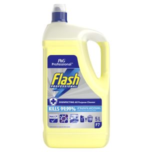 Flash Professional Disinfecting All Purpose Cleaner Lemon 1x5L