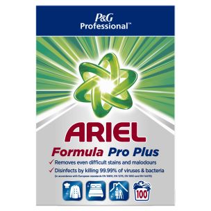 Ariel Professional Pro Plus Powder Detergent 100 Washes 1x6.5kg