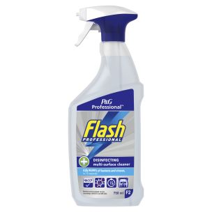 Flash Professional Disinfecting Multi-Surface Cleaner Spray 6x750ml