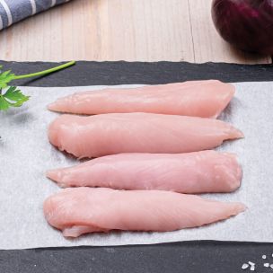 JJ Fresh Halal Chicken Breast Mini/Inner Fillets 2x5kg