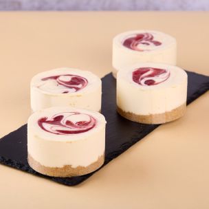 Sugar Valley Strawberry Cheesecake Portions 16x130g