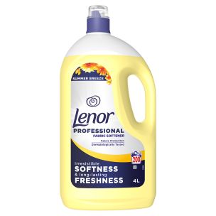 Lenor Professional Summer Breeze Fabric Softener Liquid 200 Washes 1x4L