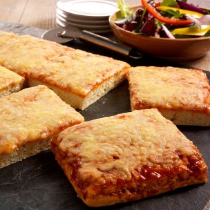 Capri Foods Cheese & Tomato Wholemeal Pizza Slab 15"x9" 6x810g