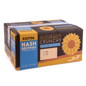 JJ Gourmet Crunchy Hash Browns 4x2.27kg