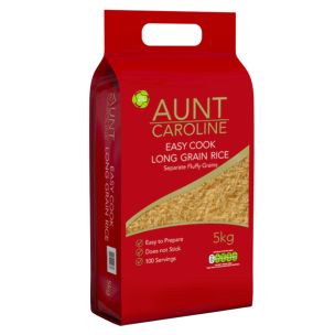 Aunt Caroline Easy Cook Long Grain Rice 1x5kg