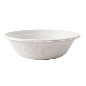 32oz Bagasse Round Bowl 1x200 Lid Ref CON261