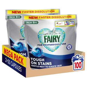 Fairy Professional Non Bio Washing Detergent Pods 1x100s